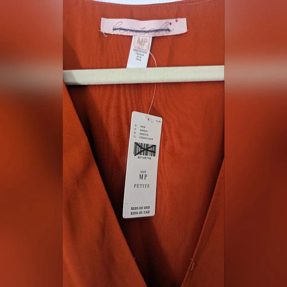 NWT Anthropologie Hutch Fringe Wrap Dress Size Medium Petite - Picture 7 of 9